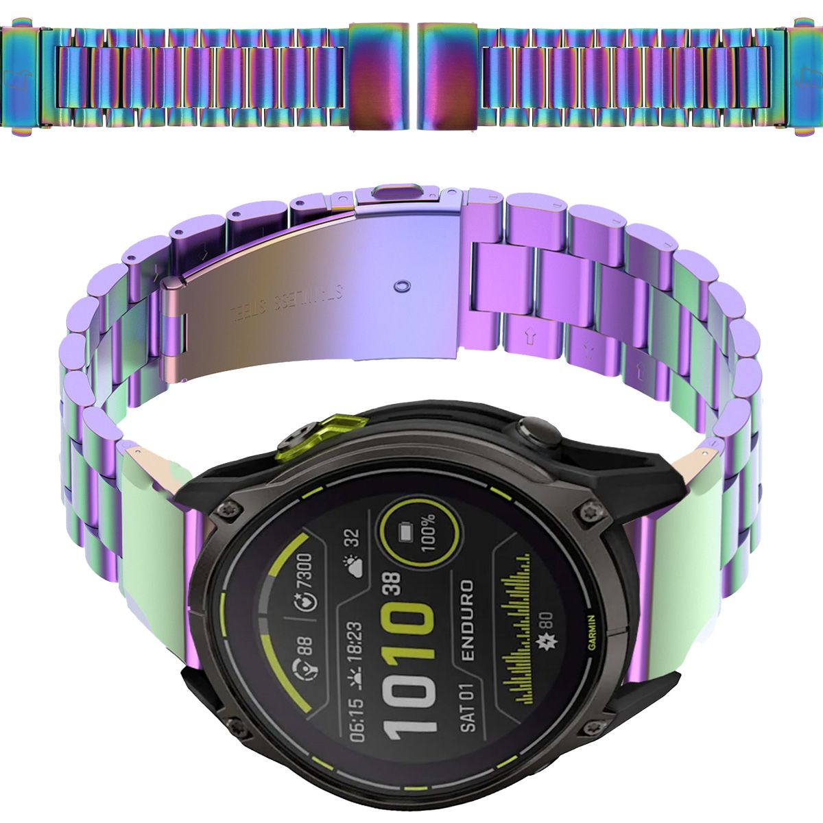 Pasek do zegarka Bizon Strap Watch Aura do Smartwatch 26 mm